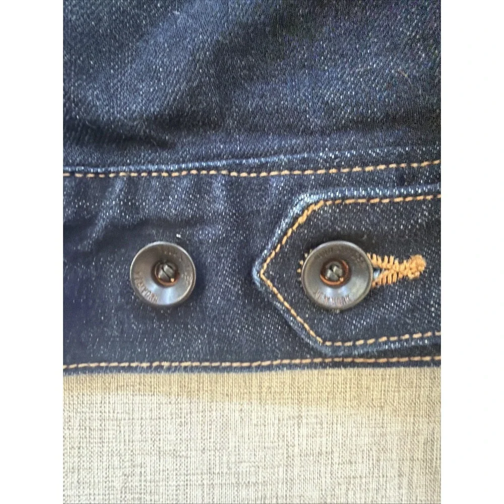 Todd Snyder White Oak Cone Mills Selvage Denim Jacket Men's XL Dark Indigo USA